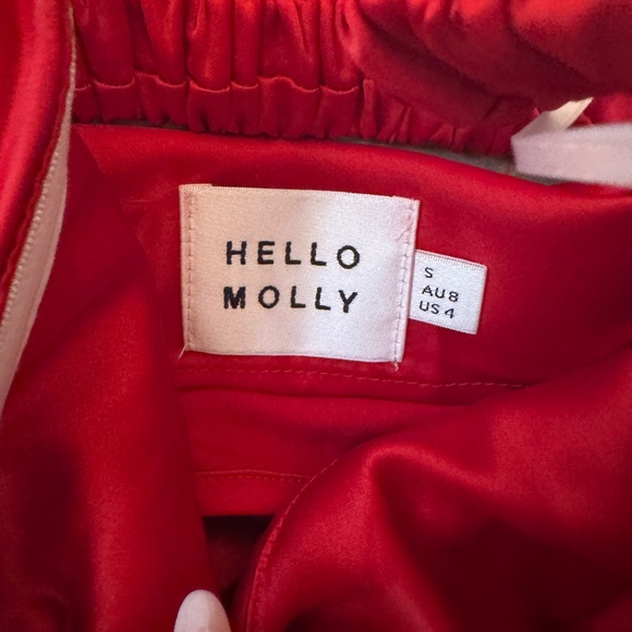 Hello Molly Red Strapless Dress | 4 - Picture 8 of 10